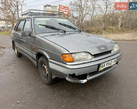 Сірий ВАЗ 2115 Самара, об'ємом двигуна 1.6 л та пробігом 251 тис. км за 600 $, фото 1 на Automoto.ua