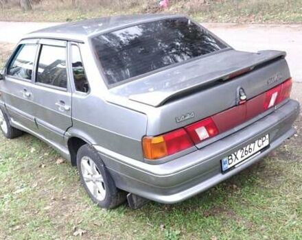 Серый ВАЗ 2115 Самара, объемом двигателя 1.6 л и пробегом 179 тыс. км за 2000 $, фото 5 на Automoto.ua