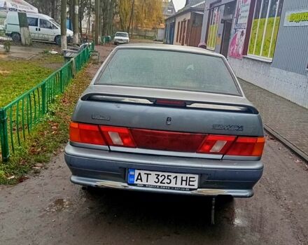 Серый ВАЗ 2115 Самара, объемом двигателя 1.6 л и пробегом 350 тыс. км за 1530 $, фото 1 на Automoto.ua