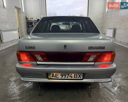 Серый ВАЗ 2115 Самара, объемом двигателя 1.6 л и пробегом 281 тыс. км за 2250 $, фото 4 на Automoto.ua