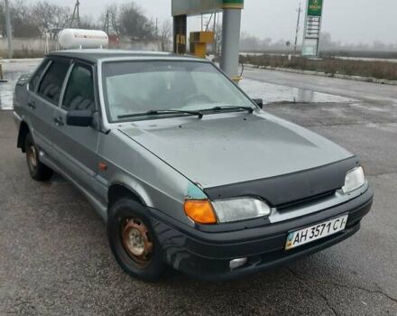 Серый ВАЗ 2115 Самара, объемом двигателя 1.6 л и пробегом 190 тыс. км за 1300 $, фото 1 на Automoto.ua