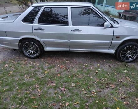 Серый ВАЗ 2115 Самара, объемом двигателя 1.6 л и пробегом 212 тыс. км за 3000 $, фото 2 на Automoto.ua