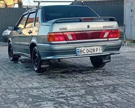 Серый ВАЗ 2115 Самара, объемом двигателя 1.6 л и пробегом 338 тыс. км за 2200 $, фото 5 на Automoto.ua