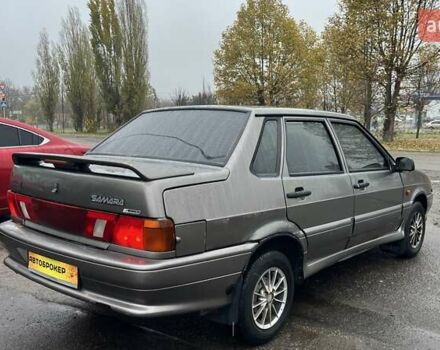 Серый ВАЗ 2115 Самара, объемом двигателя 1.6 л и пробегом 185 тыс. км за 1500 $, фото 3 на Automoto.ua