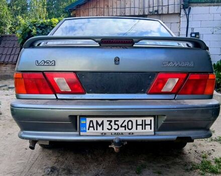 Серый ВАЗ 2115 Самара, объемом двигателя 1.6 л и пробегом 272 тыс. км за 1950 $, фото 1 на Automoto.ua