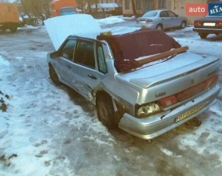 Серый ВАЗ 2115 Самара, объемом двигателя 1.6 л и пробегом 250 тыс. км за 700 $, фото 5 на Automoto.ua