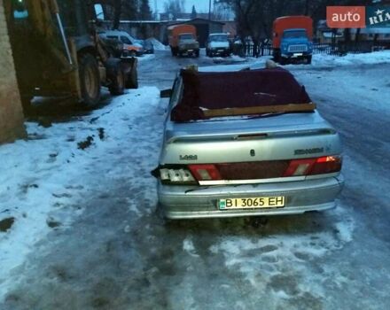 Серый ВАЗ 2115 Самара, объемом двигателя 1.6 л и пробегом 250 тыс. км за 700 $, фото 4 на Automoto.ua