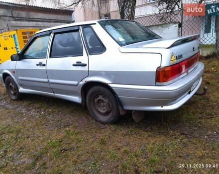 Серый ВАЗ 2115 Самара, объемом двигателя 1.6 л и пробегом 150 тыс. км за 1900 $, фото 2 на Automoto.ua