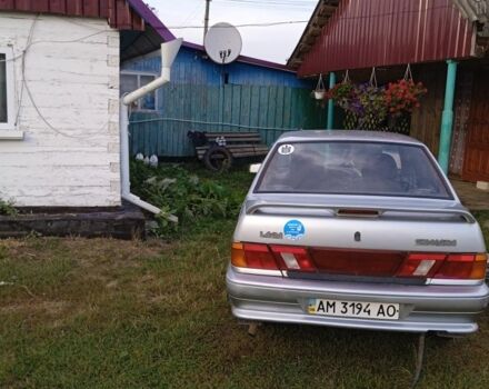 Серый ВАЗ 2115 Самара, объемом двигателя 1.5 л и пробегом 250 тыс. км за 1069 $, фото 2 на Automoto.ua