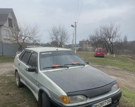 Серый ВАЗ 2115 Самара, объемом двигателя 1.5 л и пробегом 100 тыс. км за 1000 $, фото 1 на Automoto.ua