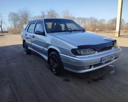 Серый ВАЗ 2115 Самара, объемом двигателя 1.5 л и пробегом 251 тыс. км за 1129 $, фото 1 на Automoto.ua