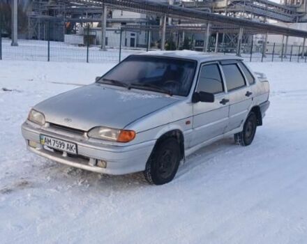 Серый ВАЗ 2115 Самара, объемом двигателя 1 л и пробегом 123 тыс. км за 800 $, фото 1 на Automoto.ua