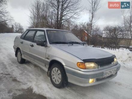 Серый ВАЗ 2115 Самара, объемом двигателя 1.5 л и пробегом 172 тыс. км за 1000 $, фото 1 на Automoto.ua