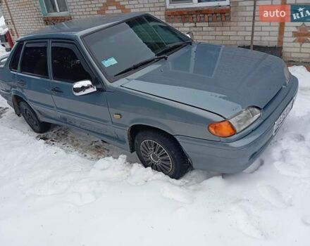 Серый ВАЗ 2115 Самара, объемом двигателя 1.5 л и пробегом 182 тыс. км за 1750 $, фото 1 на Automoto.ua