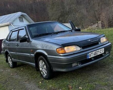 Серый ВАЗ 2115 Самара, объемом двигателя 1.5 л и пробегом 168 тыс. км за 2000 $, фото 1 на Automoto.ua