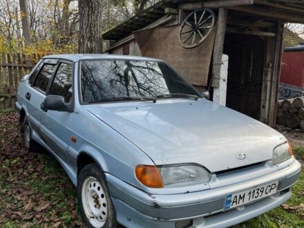 Серый ВАЗ 2115 Самара, объемом двигателя 1.5 л и пробегом 220 тыс. км за 1500 $, фото 1 на Automoto.ua