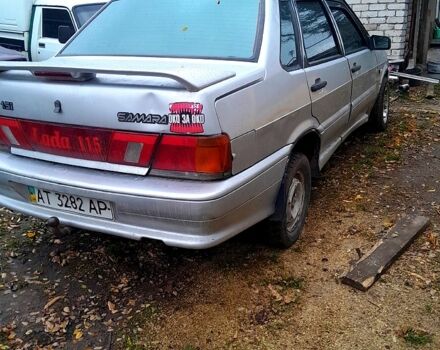 Серый ВАЗ 2115 Самара, объемом двигателя 1.5 л и пробегом 250 тыс. км за 1050 $, фото 1 на Automoto.ua