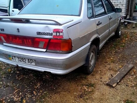 Серый ВАЗ 2115 Самара, объемом двигателя 1.5 л и пробегом 250 тыс. км за 1050 $, фото 1 на Automoto.ua