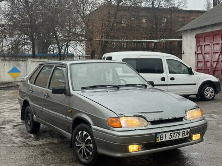 Серый ВАЗ 2115 Самара, объемом двигателя 1.5 л и пробегом 210 тыс. км за 1200 $, фото 1 на Automoto.ua