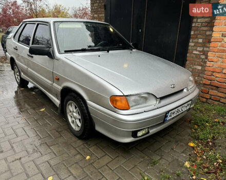 Серый ВАЗ 2115 Самара, объемом двигателя 1.5 л и пробегом 180 тыс. км за 1800 $, фото 1 на Automoto.ua