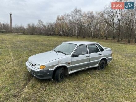 Серый ВАЗ 2115 Самара, объемом двигателя 1.5 л и пробегом 230 тыс. км за 1500 $, фото 1 на Automoto.ua