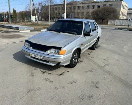 Серый ВАЗ 2115 Самара, объемом двигателя 1.5 л и пробегом 350 тыс. км за 1100 $, фото 1 на Automoto.ua
