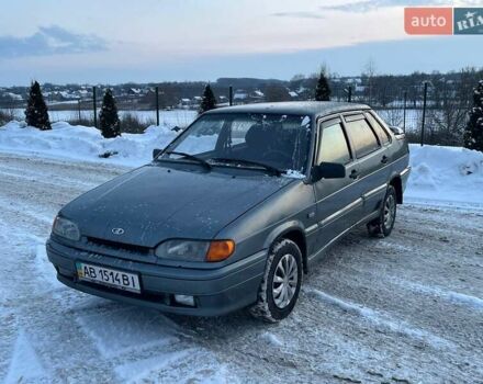 Серый ВАЗ 2115 Самара, объемом двигателя 1.5 л и пробегом 241 тыс. км за 1550 $, фото 1 на Automoto.ua