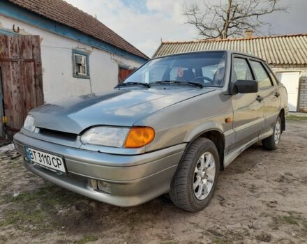 Серый ВАЗ 2115 Самара, объемом двигателя 1.5 л и пробегом 202 тыс. км за 1500 $, фото 1 на Automoto.ua