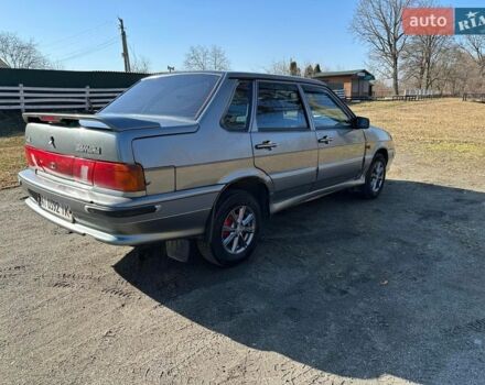 Серый ВАЗ 2115 Самара, объемом двигателя 1.5 л и пробегом 200 тыс. км за 1800 $, фото 1 на Automoto.ua