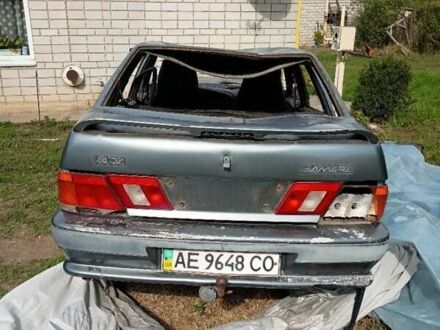 Серый ВАЗ 2115 Самара, объемом двигателя 1.5 л и пробегом 150 тыс. км за 400 $, фото 1 на Automoto.ua