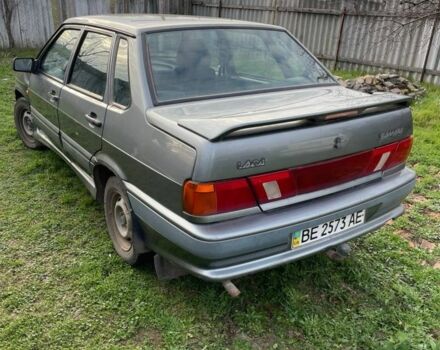 Серый ВАЗ 2115 Самара, объемом двигателя 1.6 л и пробегом 200 тыс. км за 1100 $, фото 1 на Automoto.ua