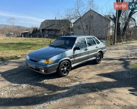 Серый ВАЗ 2115 Самара, объемом двигателя 1.5 л и пробегом 160 тыс. км за 1600 $, фото 1 на Automoto.ua