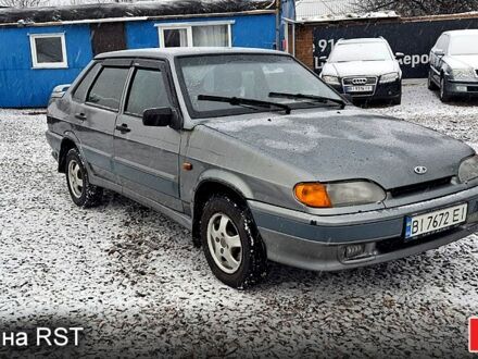 Серый ВАЗ 2115 Самара, объемом двигателя 1.6 л и пробегом 200 тыс. км за 2150 $, фото 1 на Automoto.ua