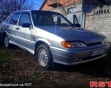 Серый ВАЗ 2115 Самара, объемом двигателя 1.6 л и пробегом 200 тыс. км за 2100 $, фото 1 на Automoto.ua