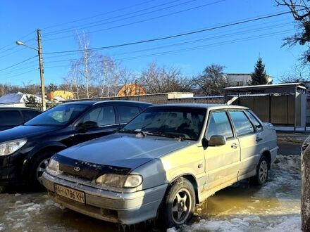 Серый ВАЗ 2115 Самара, объемом двигателя 1.6 л и пробегом 215 тыс. км за 850 $, фото 1 на Automoto.ua