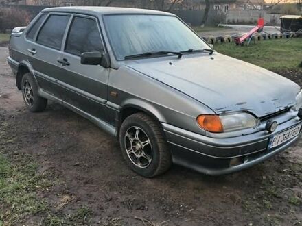 Серый ВАЗ 2115 Самара, объемом двигателя 1.6 л и пробегом 245 тыс. км за 1500 $, фото 1 на Automoto.ua