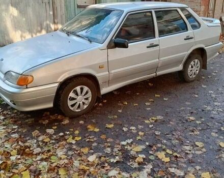 Серый ВАЗ 2115 Самара, объемом двигателя 1.6 л и пробегом 145 тыс. км за 1800 $, фото 1 на Automoto.ua