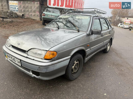 Серый ВАЗ 2115 Самара, объемом двигателя 1.6 л и пробегом 251 тыс. км за 600 $, фото 1 на Automoto.ua