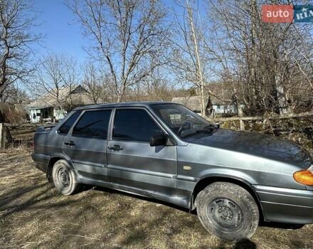 Серый ВАЗ 2115 Самара, объемом двигателя 1.6 л и пробегом 119 тыс. км за 2200 $, фото 1 на Automoto.ua