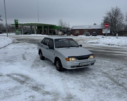 Серый ВАЗ 2115 Самара, объемом двигателя 1.6 л и пробегом 130 тыс. км за 1600 $, фото 1 на Automoto.ua