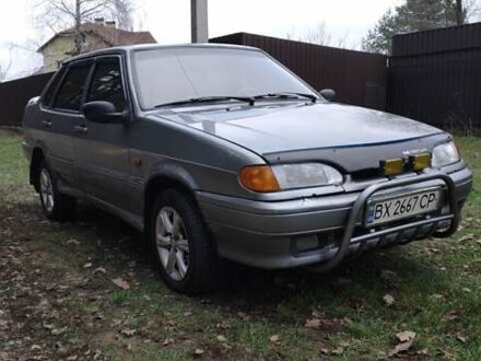 Серый ВАЗ 2115 Самара, объемом двигателя 1.6 л и пробегом 179 тыс. км за 2000 $, фото 1 на Automoto.ua