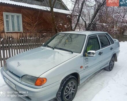 Серый ВАЗ 2115 Самара, объемом двигателя 1.6 л и пробегом 285 тыс. км за 1650 $, фото 1 на Automoto.ua