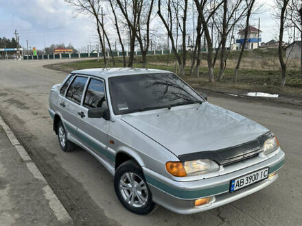 Серый ВАЗ 2115 Самара, объемом двигателя 1.6 л и пробегом 200 тыс. км за 1950 $, фото 1 на Automoto.ua
