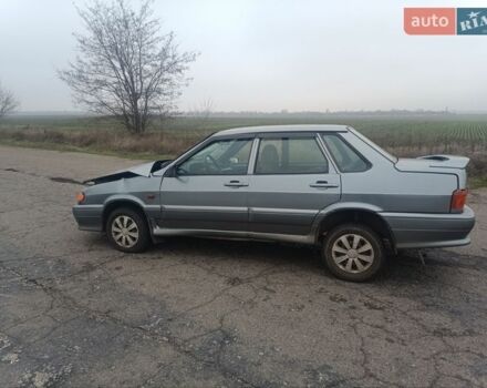 Серый ВАЗ 2115 Самара, объемом двигателя 1.5 л и пробегом 170 тыс. км за 700 $, фото 1 на Automoto.ua