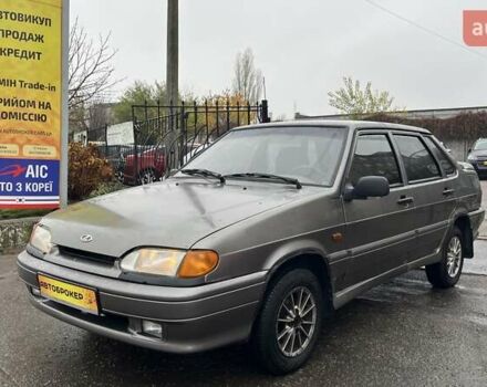 Серый ВАЗ 2115 Самара, объемом двигателя 1.6 л и пробегом 185 тыс. км за 1500 $, фото 1 на Automoto.ua