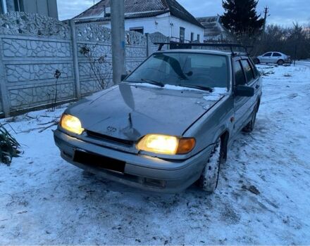 Серый ВАЗ 2115 Самара, объемом двигателя 1.6 л и пробегом 260 тыс. км за 1046 $, фото 1 на Automoto.ua