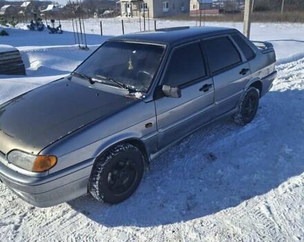 Серый ВАЗ 2115 Самара, объемом двигателя 1.6 л и пробегом 199 тыс. км за 1699 $, фото 1 на Automoto.ua