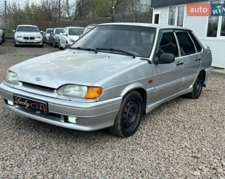 Серый ВАЗ 2115 Самара, объемом двигателя 1.6 л и пробегом 309 тыс. км за 1300 $, фото 1 на Automoto.ua