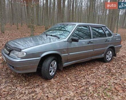 Серый ВАЗ 2115 Самара, объемом двигателя 1.6 л и пробегом 110 тыс. км за 1950 $, фото 1 на Automoto.ua