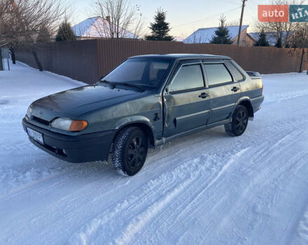 Серый ВАЗ 2115 Самара, объемом двигателя 1.6 л и пробегом 150 тыс. км за 1500 $, фото 1 на Automoto.ua